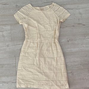 Cream Lace Dress